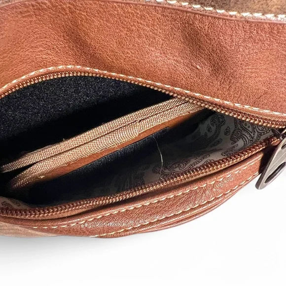 Blazin Roxx Concealed Carry Bucket Bag Ivy Copper Shoulder Purse NWOT Western - Picture 7 of 13